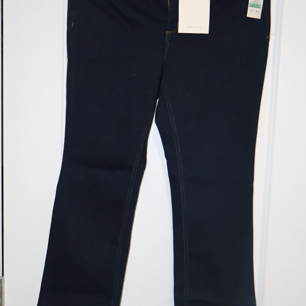 Anne Klein High Rise Bootcut Jeans Indigo Rinse 12P New - Picture 5 of 12